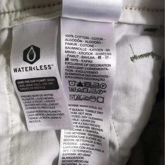 Levi’s Big E Red Tab XX Chino Shorts Women’s 31x6 Army Green Pockets - Picture 9 of 10